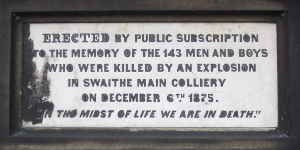Picture of Swaithe Memorial Plaque